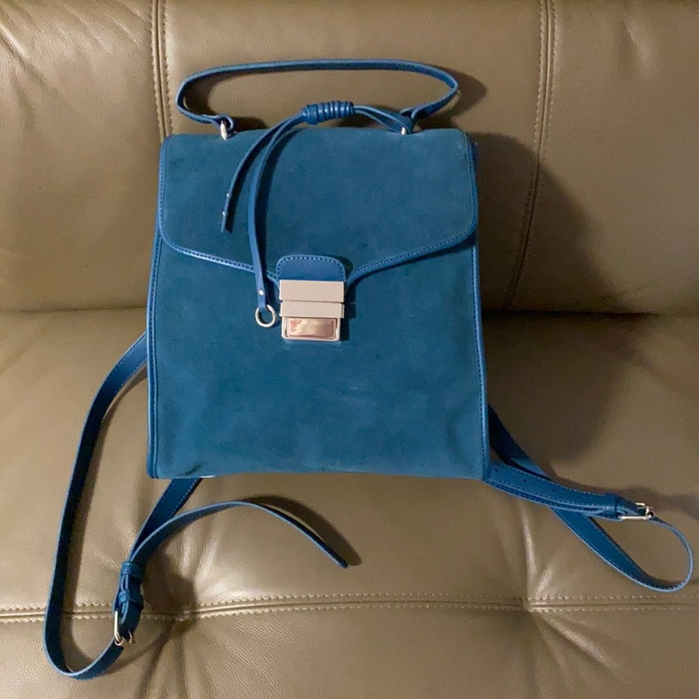 Zara faux leather backpack